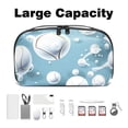 thumbnail image 3 of Tennis Digital Pouch Organizer for Chargers, Hard Drives, and Cords - Waterproof Oxford Cloth Material, 5.9x9.44x3.14 Inches, 3 of 6