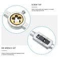 thumbnail image 3 of BRIGHTFUFU 1 Set Silver Metric Die Set Thread Tapping Tool Set For Machine Manufacturing, 3 of 8