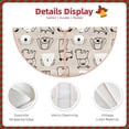 thumbnail image 3 of Sikiie Puppy Nativity Christmas Tree Skirt, Jesus Christian Winter Holiday Tree Mat Decoration(30-48IN)30", 3 of 6