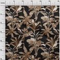 thumbnail image 3 of oneOone Polyester Spandex Black Fabric Tropical Animal Sewing Craft Projects Fabric Prints By Yard 56 Inch Wide, 3 of 4
