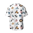 thumbnail image 4 of Goofa Cartoon Animals Printed Men's Casual Short-sleeved Shirt,Lightweight Breathable Button-down,Summer Casual men's top,Versatile Fashion shirt-Large, 4 of 7