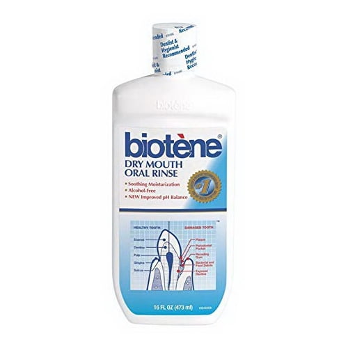 Biotene Dry Mouth Oral Rinse, Mouthwash, 16 Oz, 2 Pack