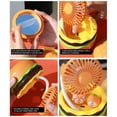 thumbnail image 4 of Deeceymbur USB Burger Mini Fan with Beauty Mirror Portable Handheld for Personal Cooling Makeup Touch Ups Fun Design Gift Idea, 4 of 7