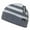 Grey, variant on CUGLOG K014 Shasta Striped Sweater Beanies, Grey