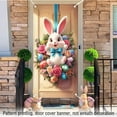 thumbnail image 6 of Fasiaou Happy Easter Door Cover Decorations Easter Bunny Eggs Door Banner Welcome Easter Banner Spring Easter Party Decorations for Front Door Wall Indoor Outdoor 72.8 x 35.4 Inch, 6 of 6