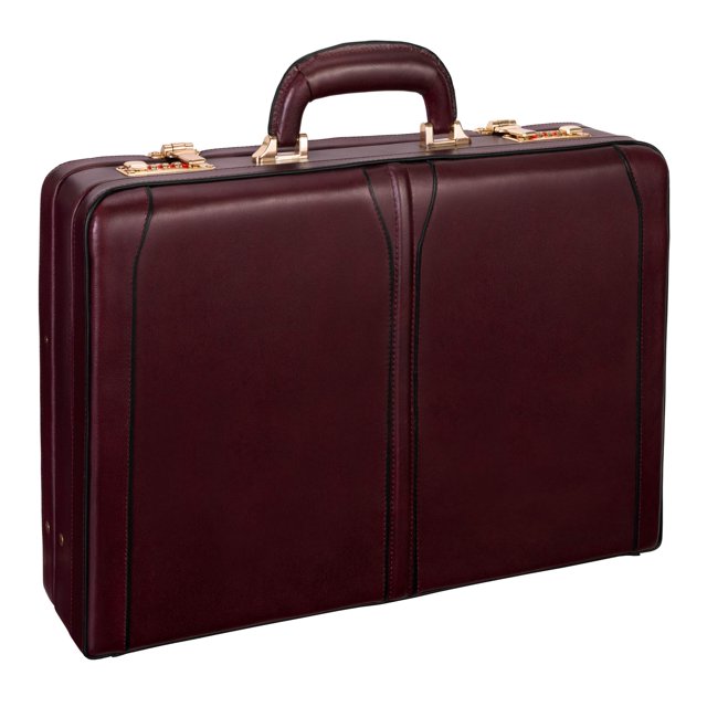 Maletín Attaché McKleinUSA TURNER de Cuero Expandible 11.5 cm