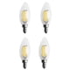thumbnail image 1 of 4X Dimmable E12 6W Cob Candle Flame Led Bombilla Lámpara 10 x 3.5cm, 1 of 5