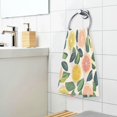 thumbnail image 3 of Yayeee 2 Pack Hand Towels for Bathroom 100% Cotton 16" x 28" Soft Absorbent Kitchen Towel, Citrus Fruits, 3 of 7