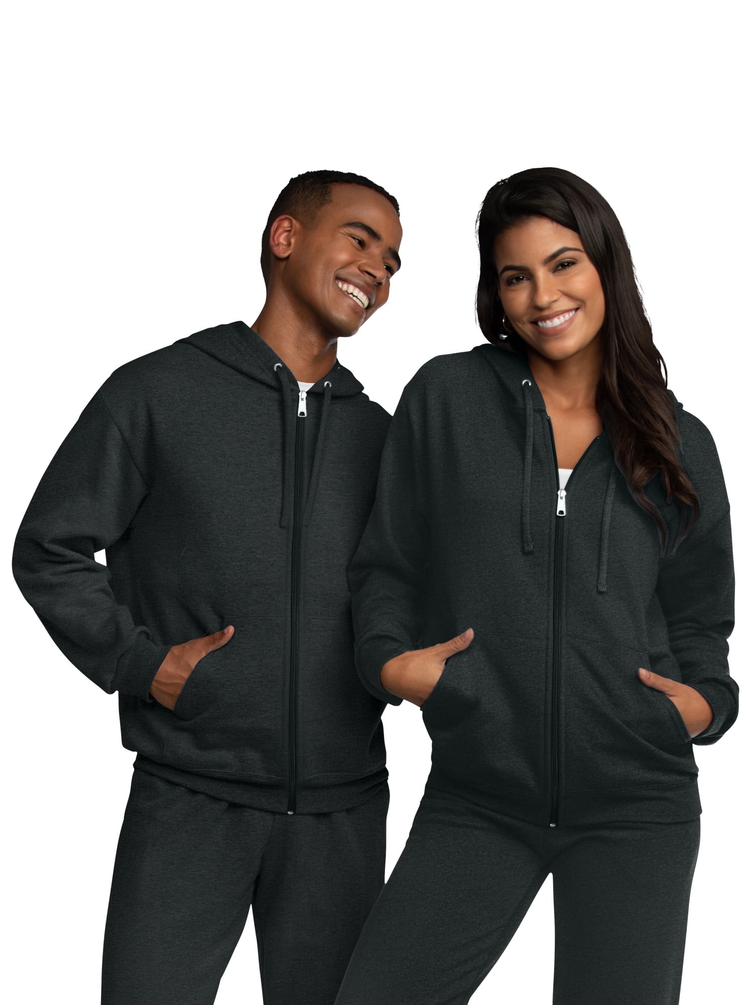 Fruit of the Loom Men's EverSoft Fleece Full Zip Hoodie Jacket, Sizes S-3XL