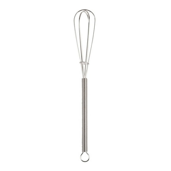 Shoreew Mini Whisk Egg Beater Stainless Steel Wire Whisk for Whisking Mixing Beating Spring Handle Small Whisk