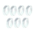 thumbnail image 1 of Flmtop 7Pcs Women Fashion Silicone Soft Shiny Glitter Finger Rings Party Jewelry Gift, 1 of 10