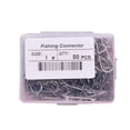 thumbnail image 4 of ZPAQI 50Pcs Fishing Barrels Swivels Connectors Pin for Saltwater and Freshwaters, 4 of 20