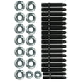 thumbnail image 3 of Moroso Oil Pan Stud Kit Serrated Face Nuts Natural GM LS-Series P/N 38541, 3 of 3
