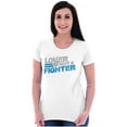 thumbnail image 3 of Lover Not Fighter Peace Love Friendly Womens Slim Fit Graphic Tee Brisco Brands M, 3 of 5