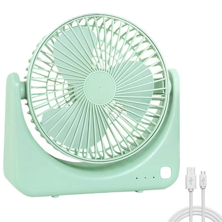 

Kyoffiie USB Desk Fan Cordless Table Fan with Strong Airflow 2000mAh Rechargeable Desktop Fan Portable Cooling Fan with 3 Speed for Home Office Bedroom Indoor Outdoor Use