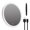 White, variant on Opvise 10CM 30X Magnifying Mirror with Tweezers Portable Travel LED Makeup Mirror with 3 Suction Cups Rechargeable Dimmable Magnified Vanity Mirror