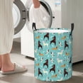 thumbnail image 5 of Honeii Cute Dog Print Laundry Hamper Basket,Baby Nursery Woven Storage Basket for Toys Bin,Pillows,Blankets,Clothes-Medium, 5 of 6