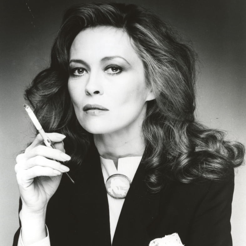 Faye Dunaway Smoking Cigarette in Blazer Photo Print - Item ...