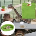 thumbnail image 3 of Pebbuoy Hamster Nest Comfortable Plush Hamster Sleep Bag Scratch-resistant Pet Hammock Small Animals Supplies, 3 of 8