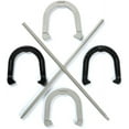 thumbnail image 6 of Premium Reinforced Carbon Steel Horseshoe Set With Carry Bag (Black and Gray), 6 of 8
