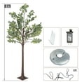 thumbnail image 3 of Lighted Eucalyptus Tree 6 ft, Eucalyptus Artificial Tree with Warm White for Thanksgiving Easter Christmas Festival Home Decor, 3 of 8