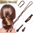 thumbnail image 4 of KANPRINCESS 100PCS 2.4Inches/6cm Hair Pins,Brown Bobby Pin, Hair Bobby Pins for All Hair Types,Hair Accessories for Women Lady Girls Hairdressing Hair Salon Bun Hair Pin With Clear Storage Box(Brown), 4 of 7
