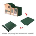 thumbnail image 3 of Oxford Cloth Animal Hutch Cover Exterior Impermeable Prevención De Luz Dañina Animal Cage Cover Protector De Jaula A Prueba De Polvo Para Triangle Animal Hutch Eigraketly HA027221-03, 3 of 5