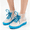 Blue, variant on Womens Rain Boots Lace Up Ankle Fashion Clear Waterproof Rubber Short Rain Shoes Non-slip Garden Shoes Blue 7 Wide