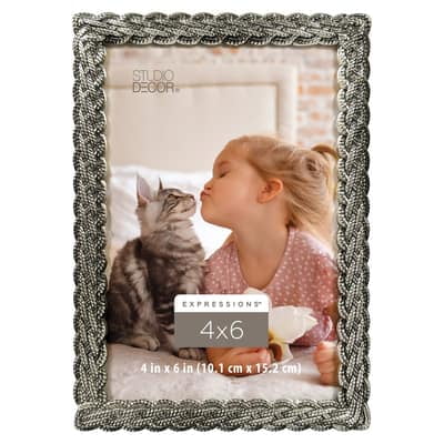 12 Pack: Silver Braid 4" x 6" Frame - Expressions by Studio Decor
