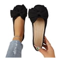 thumbnail image 5 of Samdudou Ballet Flats Closed Toe Bow Knot Slip On Flat Summer Casual Dressy Everyday Ladies Office Style Footwear Outdoor Vacation Daily Wear Lightweight Walking Modern Trendy, 5 of 9