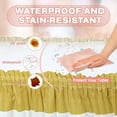 thumbnail image 4 of TACILIP Table Skirt Party Table Skirt Desk Skirt Falda Table Skirts for Rectangle Tables, Home Decor, 4 of 6