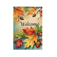 thumbnail image 2 of Oioii Welcome Fall Garden Flags 12x18in,Pumpkin Autumn Yard Flag for Outside Maple Leaf, Thanksgiving Garden Flag Sunflower, Fall Outdoor Decorations, 2 of 7