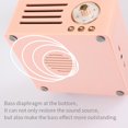 thumbnail image 4 of Vintage Trumpet Bluetooth Speakers Pink Creative Vinyl Record Player, Mini Bluetooth Record Player,Bass Enhancement Loud Sound,The Best Gift for Children, 4 of 7