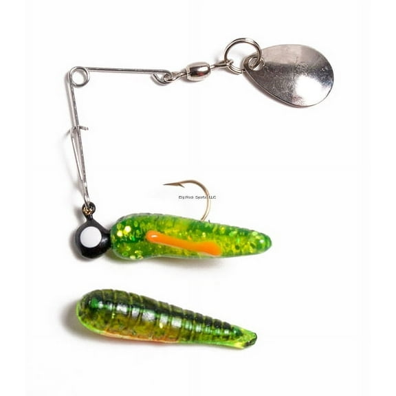 Betts Spin 1/32 Grub - Char Crawfish Glitter