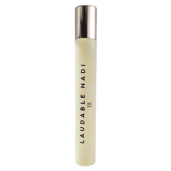 LAUDABLE NADI 13 - Aceite de perfume de almizcle blanco floral para mujer 0,47 oz 14 ml