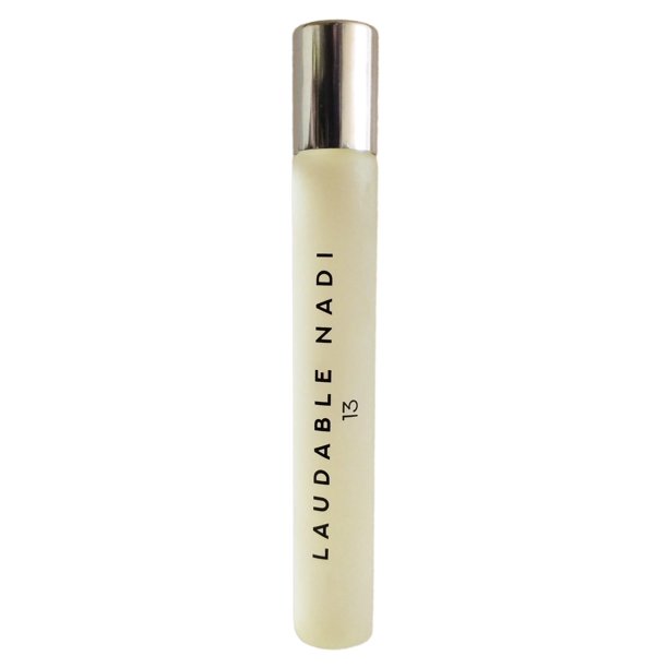 LAUDABLE NADI 13 - Aceite de perfume de almizcle blanco floral para mujer 0,47 oz 14 ml