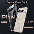 thumbnail image 3 of JETech Case for Google Pixel 8 Pro 6.7-Inch 2023, Non-Yellowing Shockproof Bumper Protective Phone Cover, Anti-Scratch Hard PC Back (Clear), 3 of 6