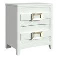 thumbnail image 1 of Picket House Furnishings Chett 2-Drawer Nightstand with USB in White, 1 of 5