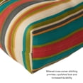thumbnail image 5 of Greendale Home Fashions Outdoor 44'' x 22'' High Back Chair Cushion, Sunset Stripe, 5 of 9