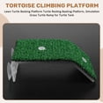 thumbnail image 2 of Lawn Turtle Basking Platform Turtle Resting Basking Platform, Simulation Grass Turtle Ramp for Turtle Tank, Reptile S, 2 of 7