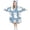 White Cat, variant on Wearable Blanket with Sleeves and Pocket Oversized Hooded Sweatshirt 3-14 YR Dog S