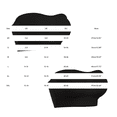 thumbnail image 5 of VISALY Women's 2Pack Strapless Bandeau Bralette Summer Strapless Padded Wireless Supportive Seamless Tube Top Bra Anti-Slip Plus Size Seamless Wireless Padded Bra Stretch Sleep Tube Top Black Xs, 5 of 8