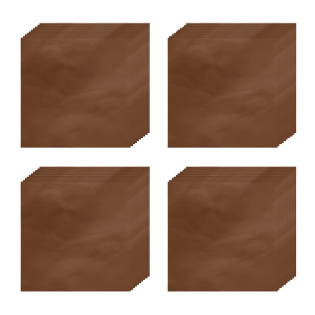 200pcs Foil Candy Wrappers, 6 x 6 Inch Chocolate Bar Wrappers, Aluminum Foil Paper (Coffee, Glossy Finish)
