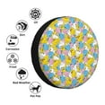 thumbnail image 4 of Fotbe Colorful Rubber Duck 1 Funda de Llanta de Repuesto con Estampado, Engrosada, Ajuste Universal para Jeep, Remolque, RV, SUV, Camión-16 inch, 4 of 6