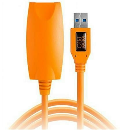 UPC: 0818307010178 | TetherPro 16  USB 3.0 SuperSpeed Active Extension Cable  Hi-Visibility Orange