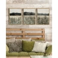 thumbnail image 3 of Vintage 11x14in3pcs Natural Framed Landscape Wall Art Prairie in Full Bloom Wall Prints Classic Retro Farmhouse Decorations for Living Room Bedroom, 3 of 7