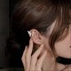 thumbnail image 5 of 1pc Women Ear Cuff Butterflies Rhinestones Jewelry Shining Non-pierced Ear Clip Birthday Gifts, 5 of 5