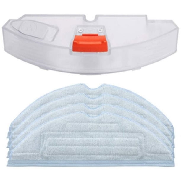Fregona de iones de plata, paño reutilizable para suelos duros para aspiradora Xiaomi Roborock, almohadillas de microfibra para fregona con almohadilla de repuesto VibraRise que garantiza una