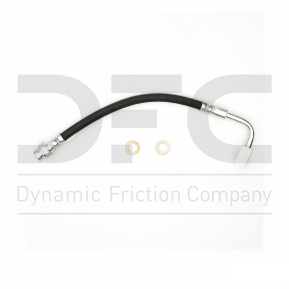 Rear Lower Left Dynamic Friction Company Brake Line Hose 350-40300 For 2009-2013 Dodge Journey