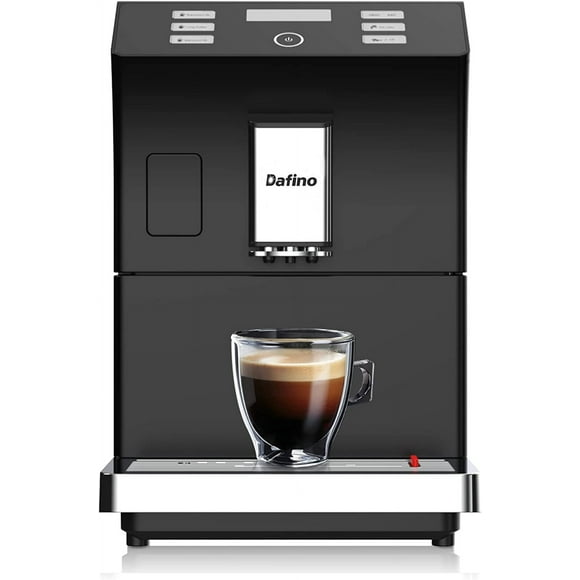 Eficentline-202 Fully Automatic Espresso Machine One Touch Coffee Machine w/ LatteGo Stainless Steel Black